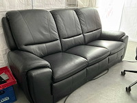 3-zit lederen bankstel - afbeelding 1 van  2