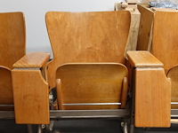 3-zit vintage theaterstoel - afbeelding 4 van  7
