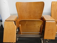 3-zit vintage theaterstoel - afbeelding 5 van  7