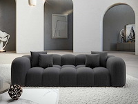 3-zits bank - antracietstof - afbeelding 1 van  8