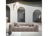 3-zits bank - beige stof - afbeelding 2 van  8