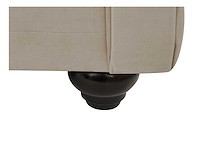 3-zits bank in beige fluweel - afbeelding 9 van  11