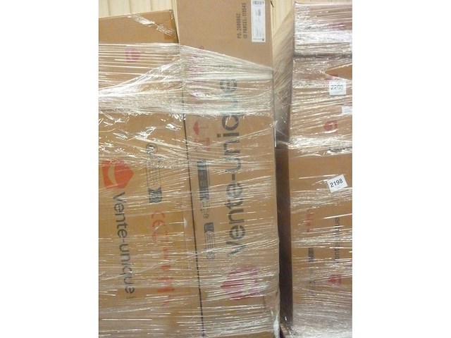 3-zits bank in ivoorkleurig buffelleer - afbeelding 4 van  4