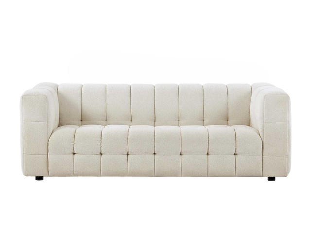 3-zits bank in ivoorwitte badstof door pascal morabito - afbeelding 2 van  7