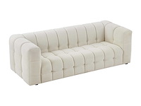 3-zits bank in ivoorwitte badstof door pascal morabito - afbeelding 3 van  7