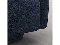 3-zits bank in textuurstof - marineblauw - ontwerp door federica francini - afbeelding 7 van  8