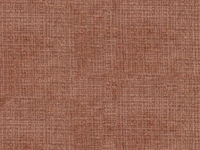 3-zits bank van terracotta chenille stof - afbeelding 5 van  6