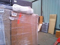 3-zits cab express in middernachtblauw fluweel - bed met brede latten 140 cm - matras 18 cm - afbeelding 8 van  8
