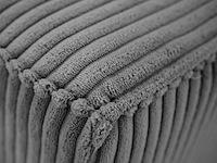 3-zitsbank josh - 239x86x85cm - met opbergruimte - antraciet ribfluweel - afbeelding 7 van  7