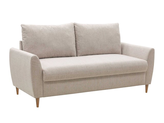 3-zitsbank lino - beige stof - afbeelding 1 van  7