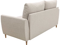 3-zitsbank lino - beige stof - afbeelding 2 van  7