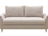 3-zitsbank lino - beige stof - afbeelding 3 van  7