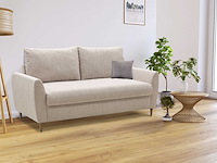 3-zitsbank lino - beige stof - afbeelding 5 van  7