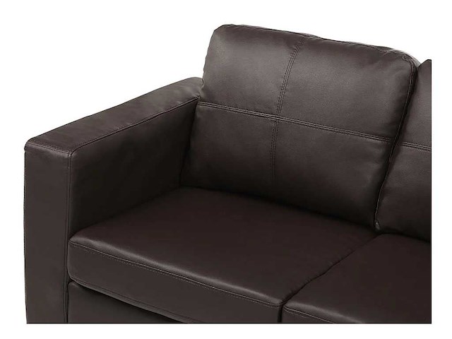 3-zitter nep sofa - bruin - afbeelding 4 van  5
