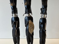 3 zwarte krijgers - afbeelding 1 van  4