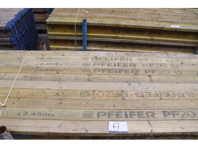 30 balken, pfeifer, pf20, 245cm - afbeelding 2 van  3