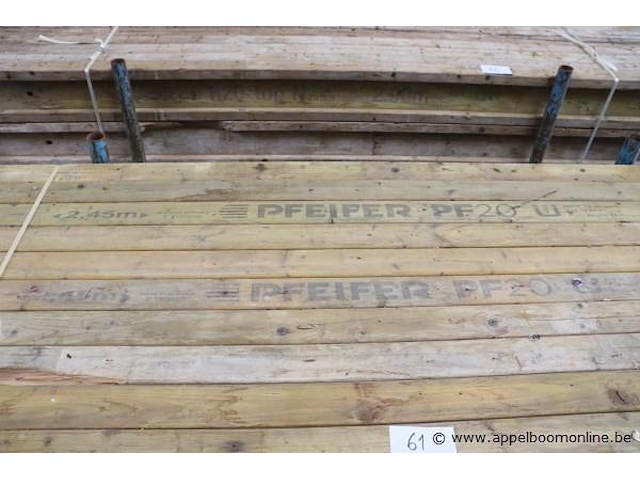 30 balken pfeiffer, pf20, 245cm - afbeelding 2 van  3