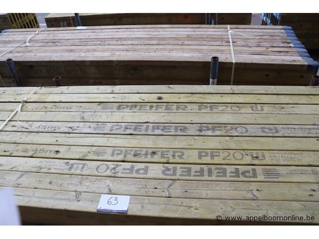 30 balken pfeiffer, pf20, 245cm - afbeelding 2 van  3