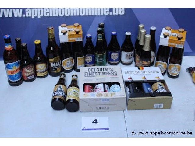 30 div flesjes bier, wo chimay, triple d'anvers - afbeelding 1 van  3