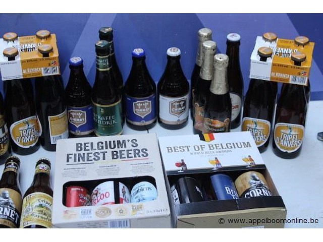 30 div flesjes bier, wo chimay, triple d'anvers - afbeelding 3 van  3