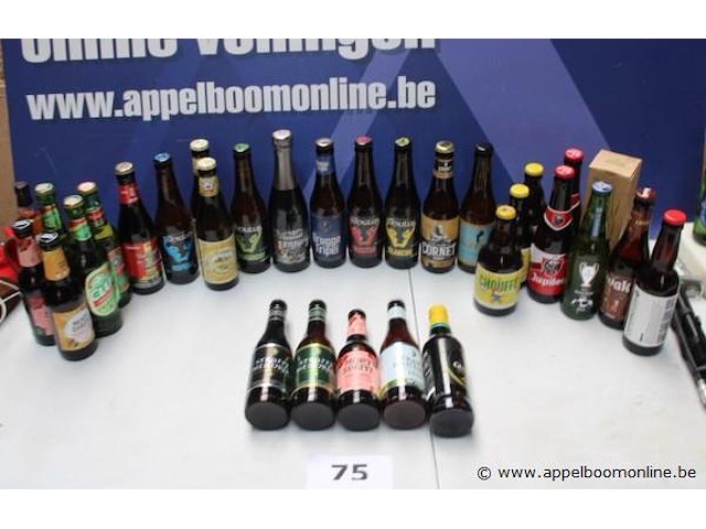 30 div flesjes bier, wo kwak, chouffe - afbeelding 1 van  4