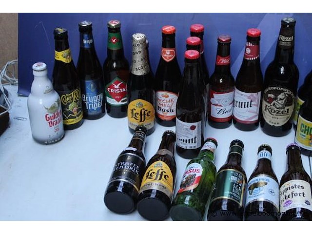30 div flesjes bier, wo. leffe, chouffe - afbeelding 2 van  4