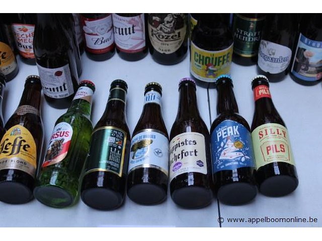 30 div flesjes bier, wo. leffe, chouffe - afbeelding 4 van  4