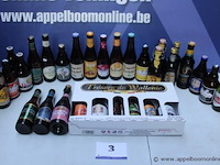 30 div flesjes bier, wo stella artois, hoegaarden - afbeelding 1 van  4