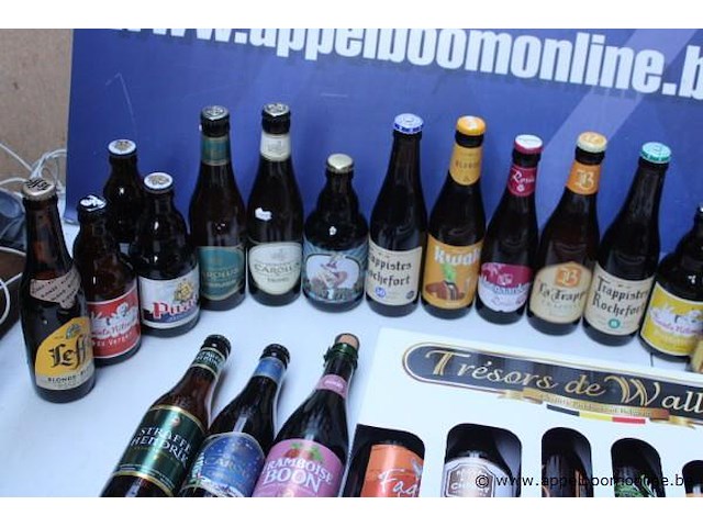 30 div flesjes bier, wo stella artois, hoegaarden - afbeelding 2 van  4
