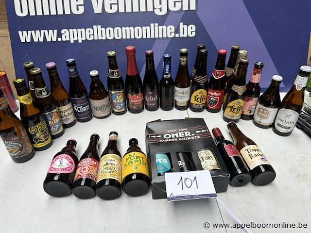 30 div flesjs bier, wo lindemans, leffe - afbeelding 1 van  3