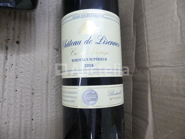 30 dozen van 6 flessen château de lisennes rode wijn - afbeelding 4 van  6