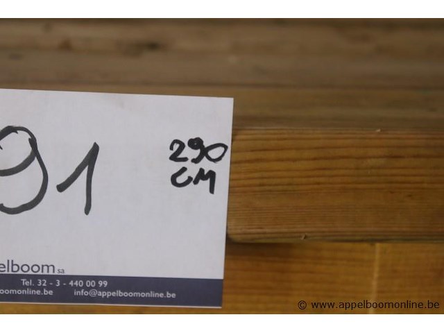30 h-balken 290cm - afbeelding 3 van  3