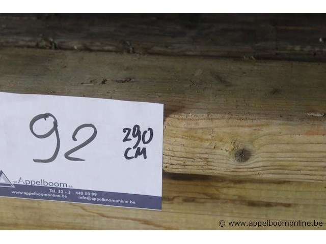 30 h-balken 290cm - afbeelding 3 van  3