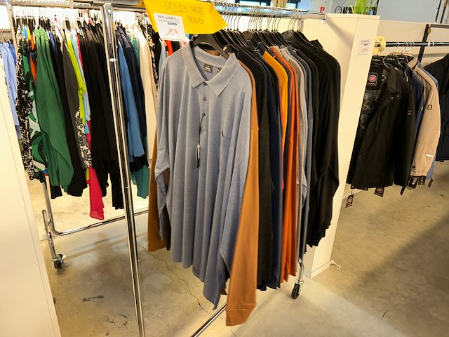 30 herenpolo's, lange mouw - afbeelding 1 van  10