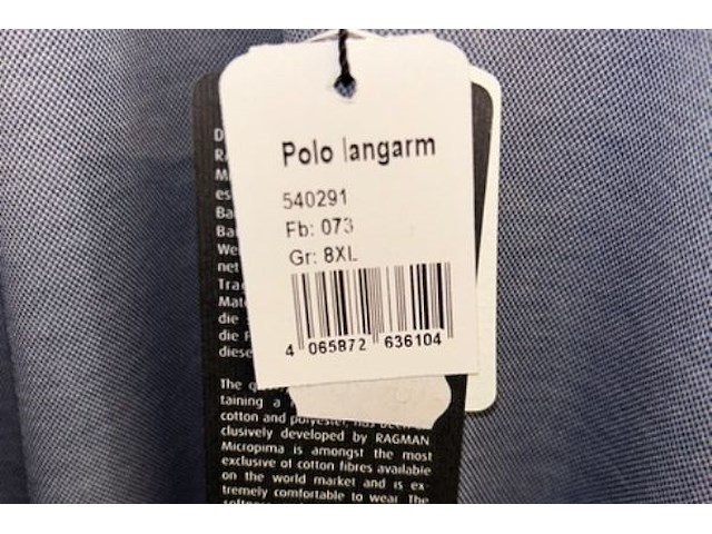 30 herenpolo's, lange mouw - afbeelding 5 van  10