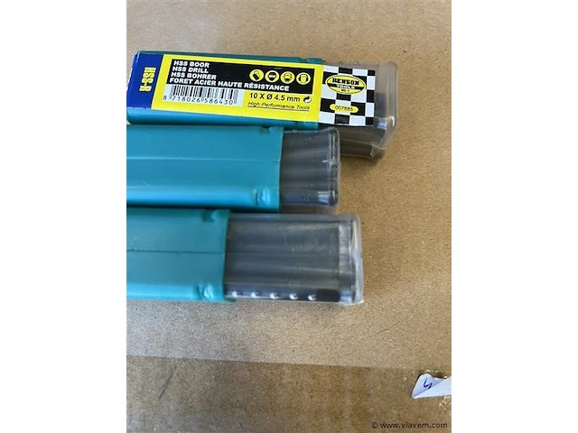 30 hss metaalboren 4, 4,5 en 6 mm - afbeelding 3 van  3