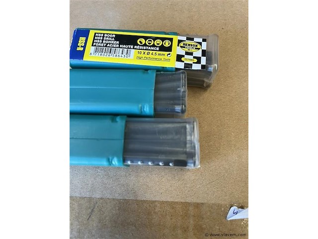 30 hss metaalboren 4, 4,5 en 6 mm - afbeelding 3 van  3