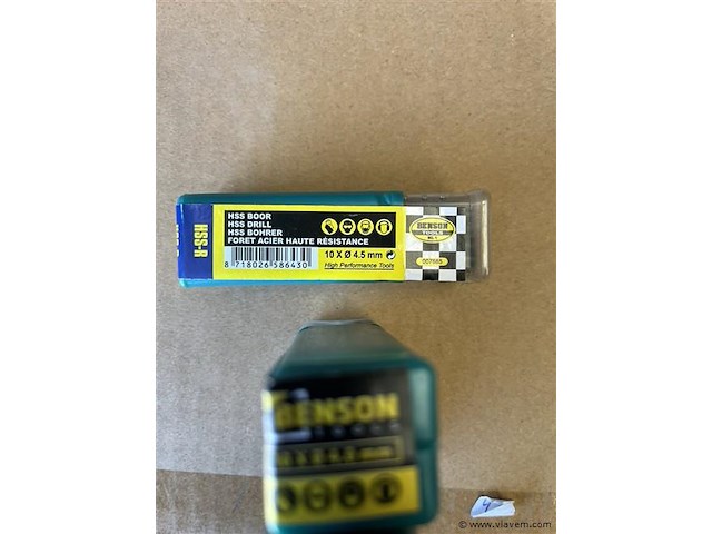 30 hss metaalboren 4, 4,5 en 6 mm - afbeelding 2 van  3