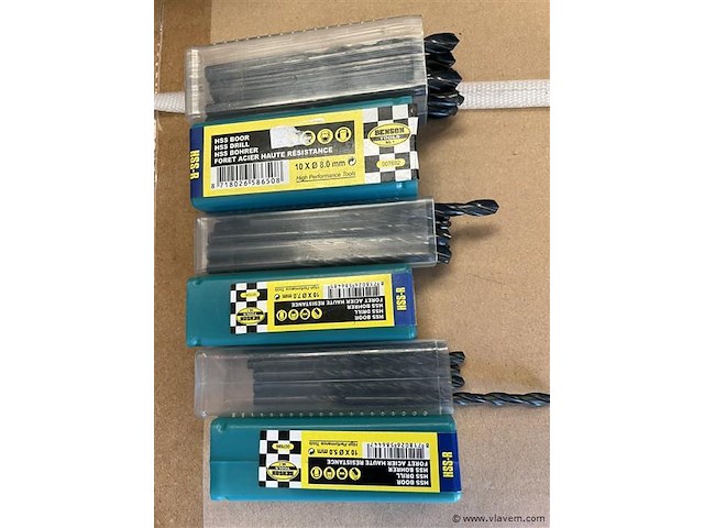 30 hss metaalboren 5, 7 en 8 mm - afbeelding 1 van  2