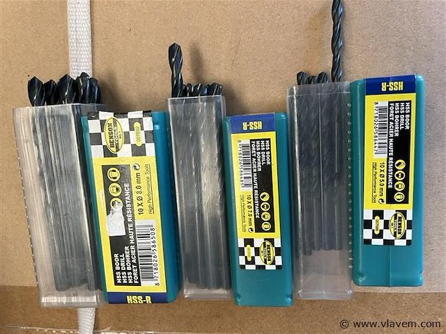 30 hss metaalboren 5, 7 en 8 mm - afbeelding 1 van  2