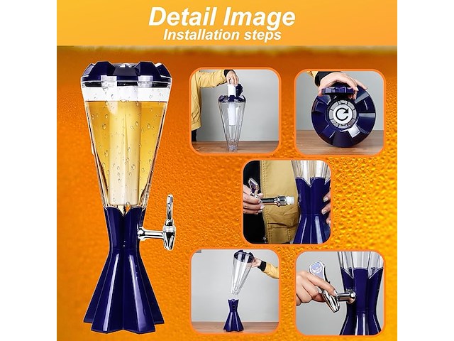 3,0 l, bierzuil met tapkraan - afbeelding 3 van  3