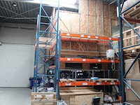 30 meter diverse palletstelling bestaande uit 19 staanders en 56 leggers (koper dient zelf de stelling leeg te maken) - afbeelding 2 van  3