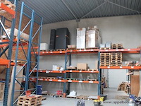 30 meter diverse palletstelling bestaande uit 19 staanders en 56 leggers (koper dient zelf de stelling leeg te maken) - afbeelding 3 van  3