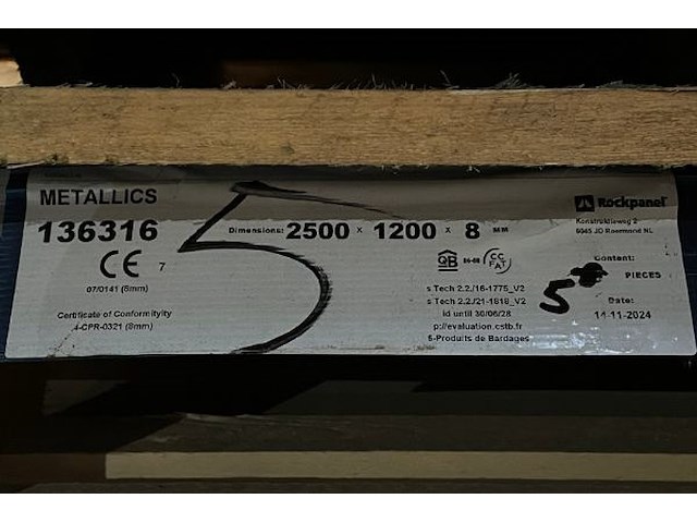 30 platen gevelbekleding eternit board plaat - afbeelding 4 van  10