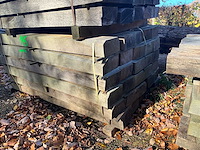 30 rustieke eikenhouten dwarsliggers - afbeelding 3 van  4