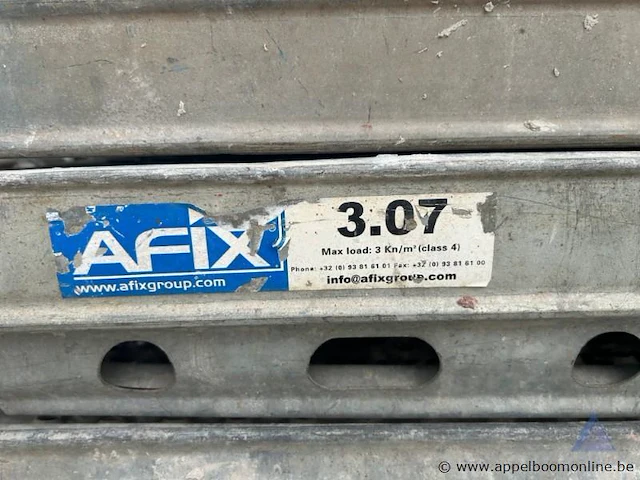 30 steigerplaten afix, 3.07m. 3kn/m² - afbeelding 3 van  3