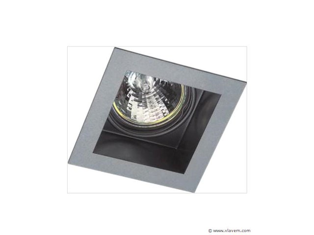 30 stuks orbit vierkante inbouwspot van metaal - afbeelding 2 van  2