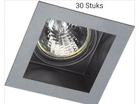 30 stuks orbit vierkante inbouwspot van metaal - afbeelding 1 van  2