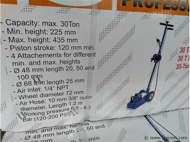 30 tons werkplaatskrik stahlkaiser - afbeelding 7 van  8