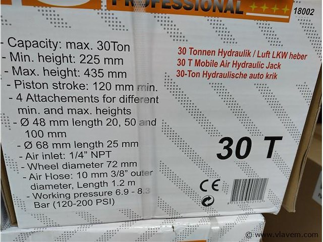 30 tons werkplaatskrik stahlkaiser - afbeelding 8 van  8